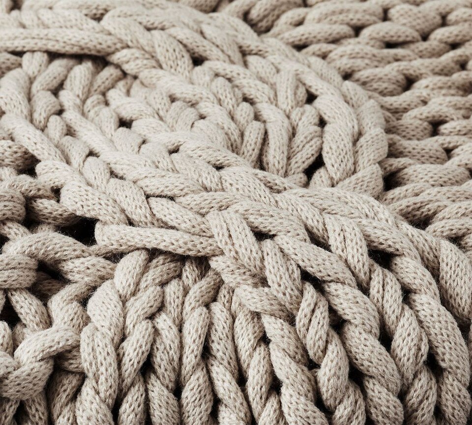 Colossal Handknit Throw