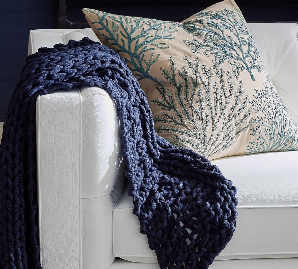 Colossal Handknit Throw