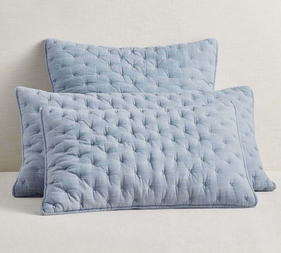 Cotton Cross Stitch Quilted Coverlet