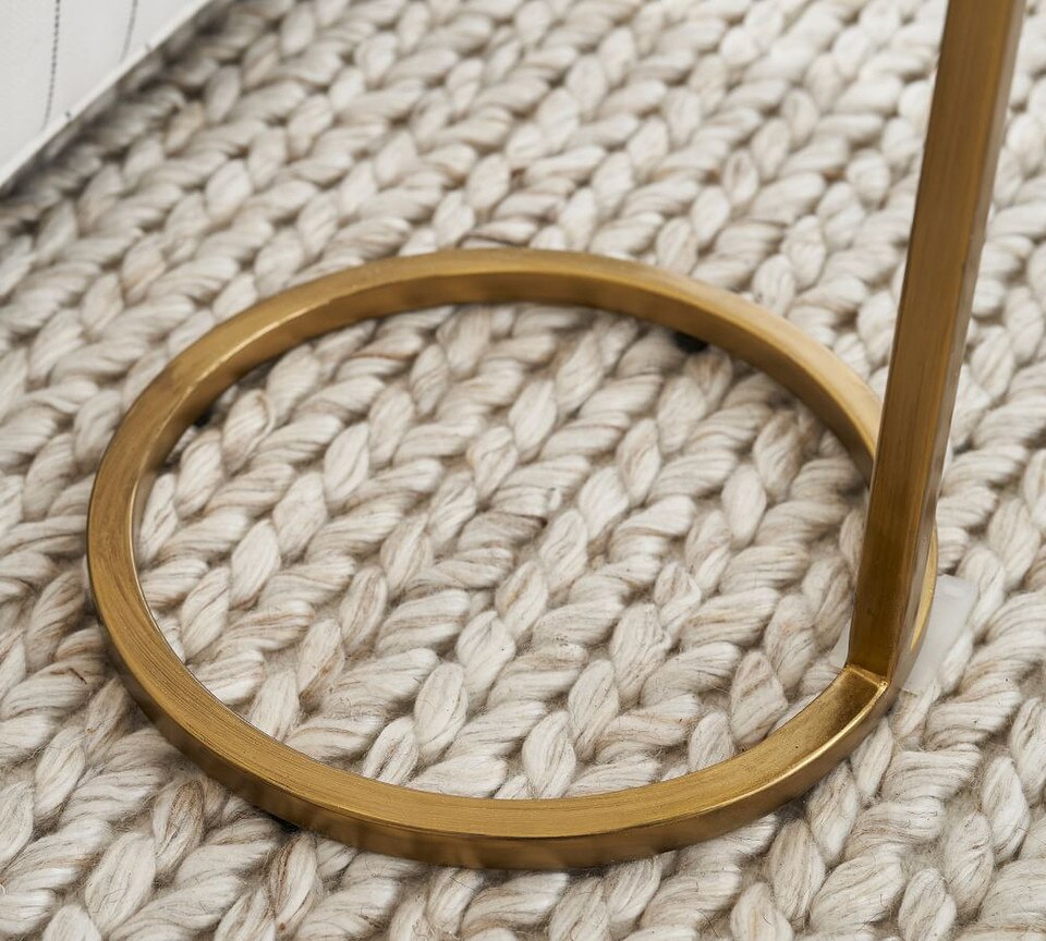 Delaney Round Marble C-Table