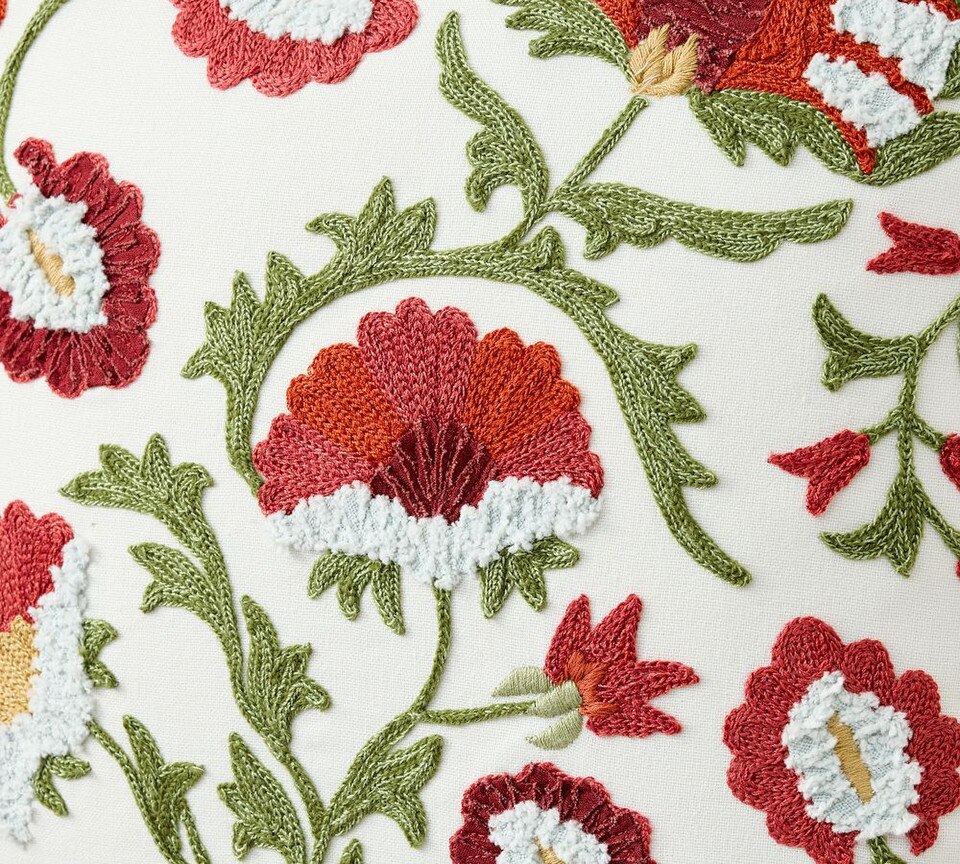 Delilah Embroidered Cushion