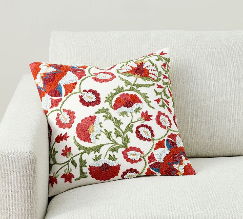 Delilah Embroidered Cushion