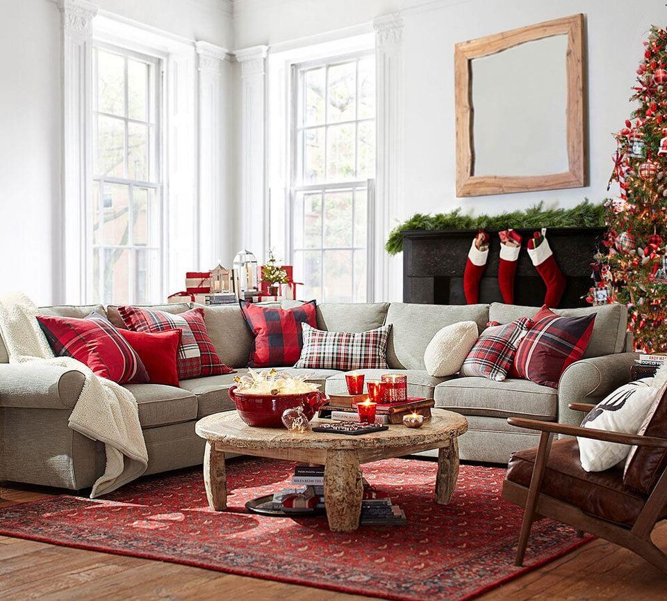 Denver Plaid Lumbar Cushion Cover | Pottery Barn Australia Pottery barn other kitchen textiles.