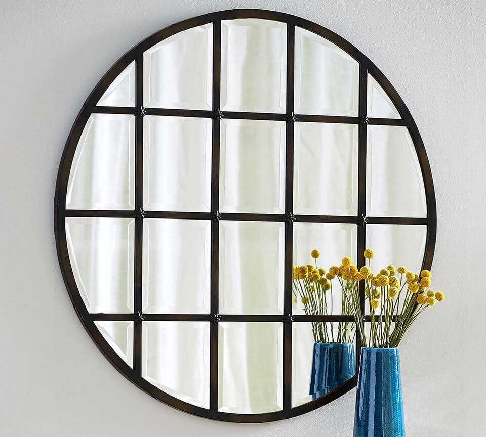Eagan Multipanel Round Mirror