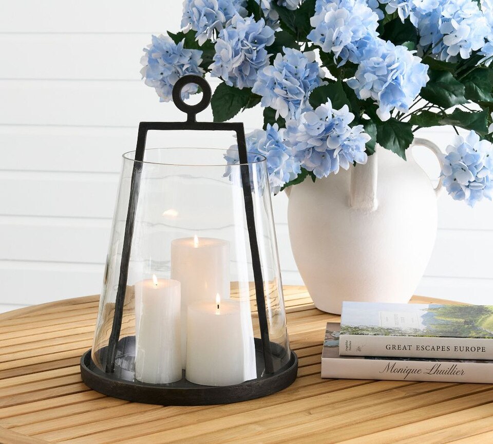 Easton Forged-Iron Outdoor Lantern
