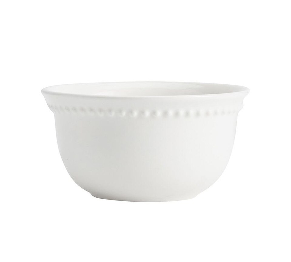 Emma Beaded Stoneware Cereal Bowls
