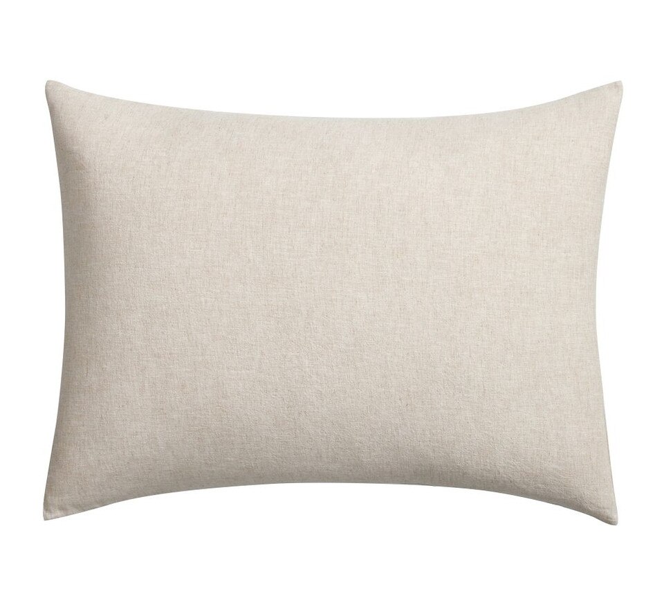 European Flax Linen/Cotton Pillowcase