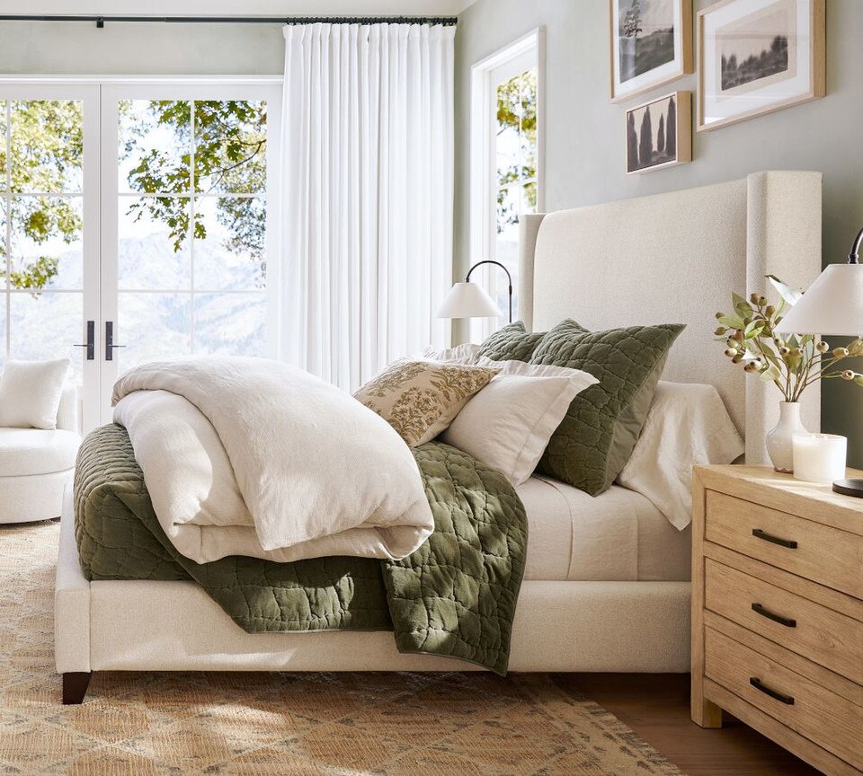 European Flax Linen Waffle Quilt Cover