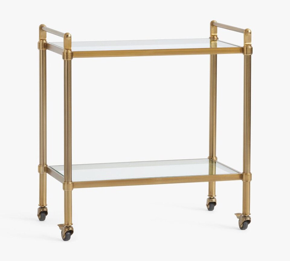 Everson Metal Bar Cart (80 cm)
