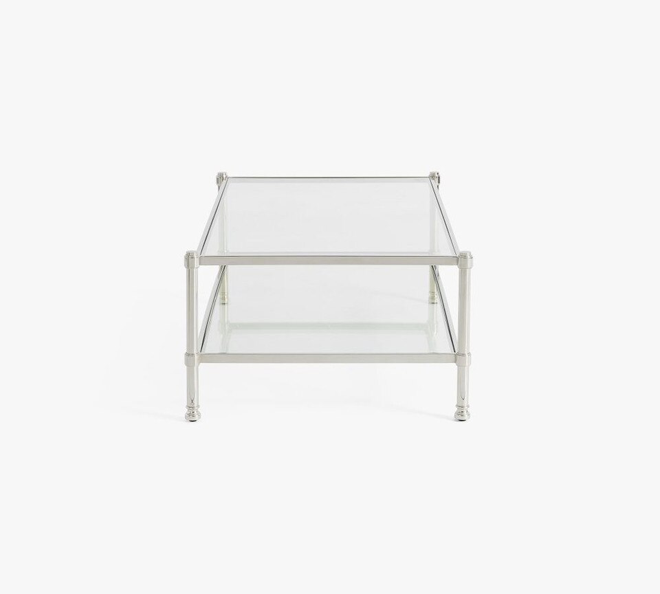 Everson Rectangular Glass Coffee Table (132 cm)