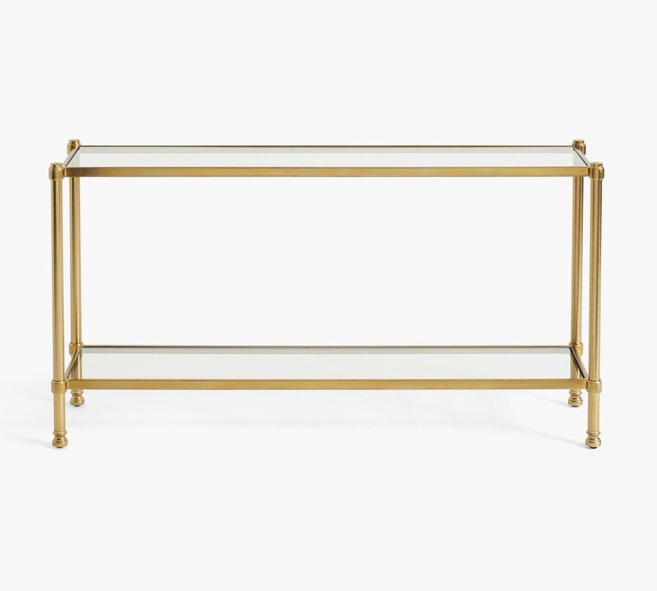 Everson Glass Console Table (149 cm)