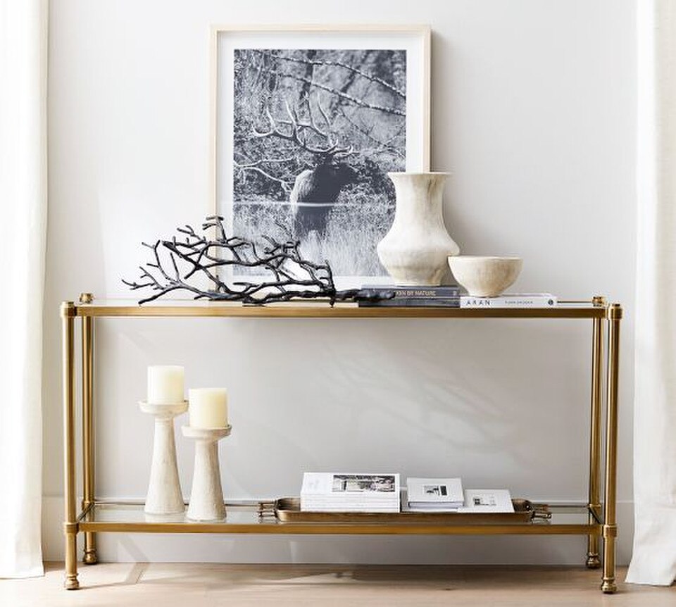 Everson Glass Console Table (149 cm)