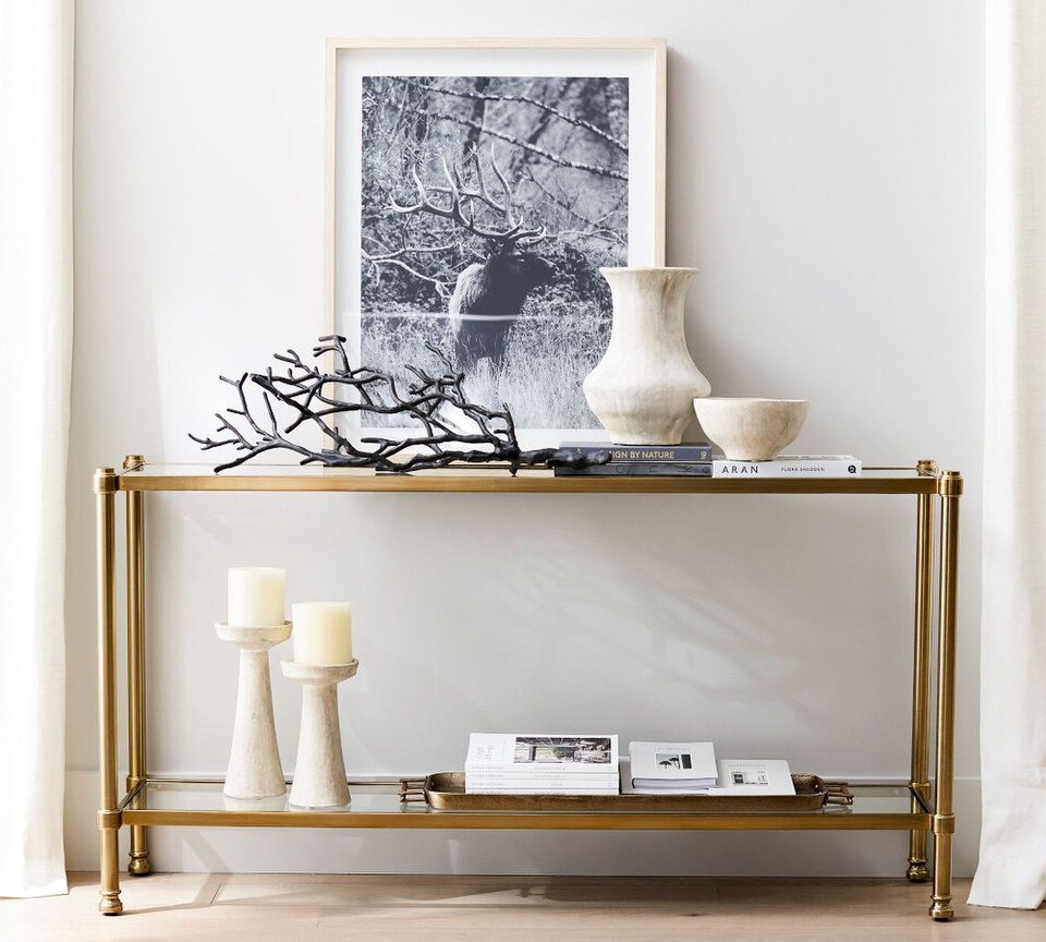 Everson Glass Console Table (149 cm)