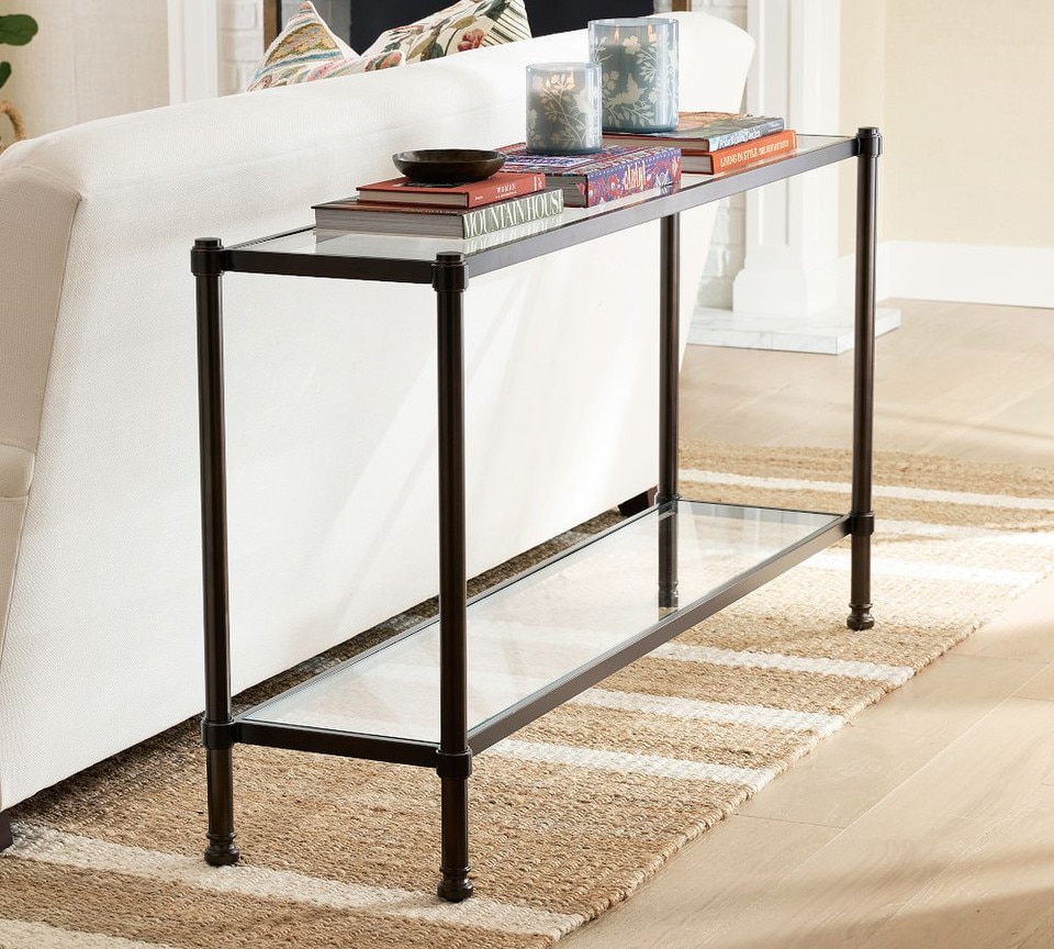 Everson Glass Console Table (149 cm)