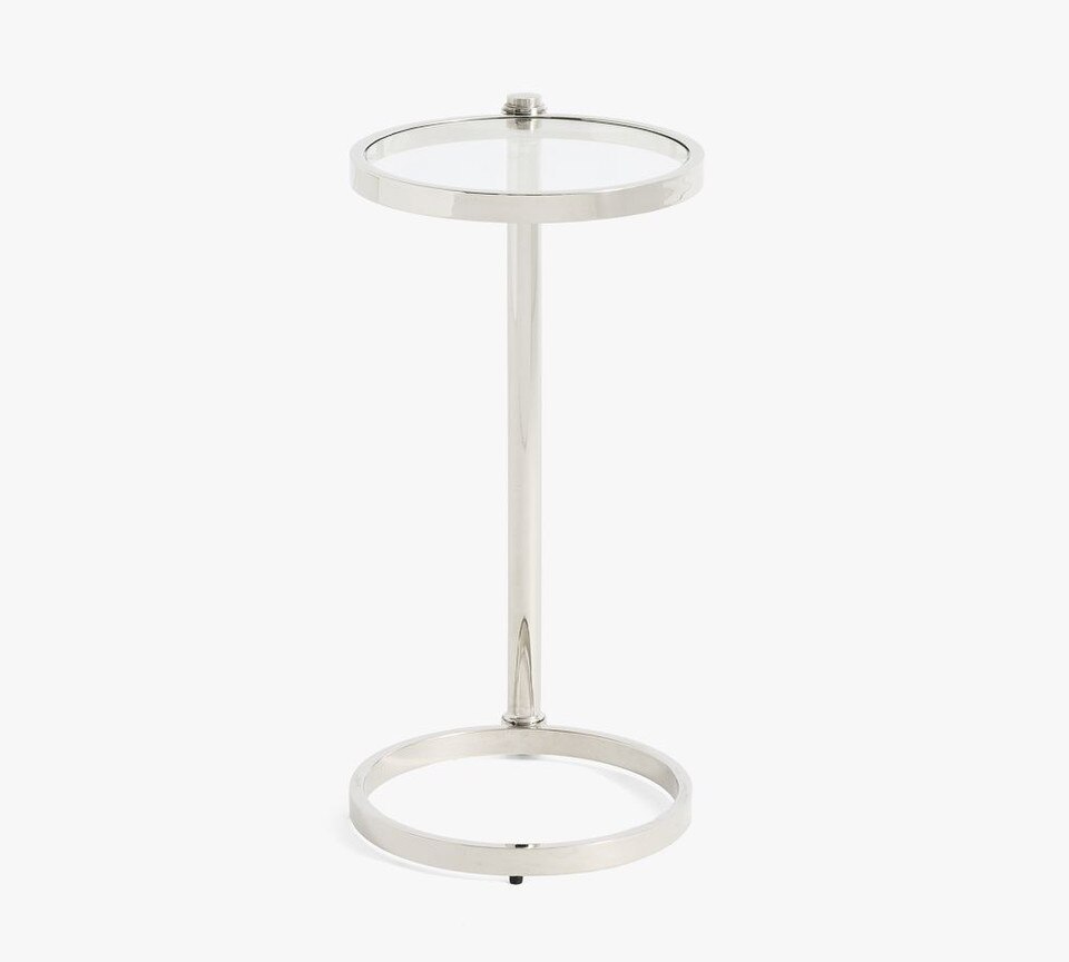 Everson Round Glass C-Table (36 cm)