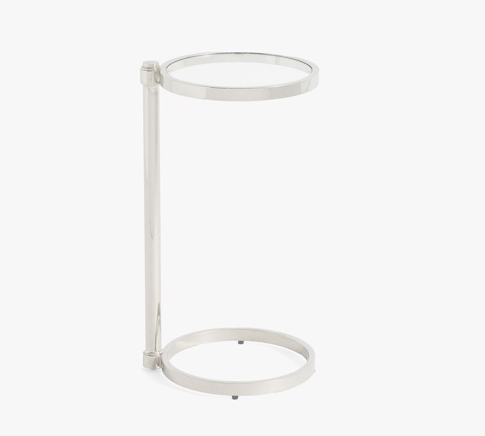 Everson Round Glass C-Table (36 cm)