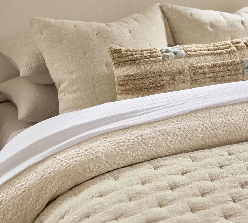Everyday Linen Comfort Quilted Pillowcases