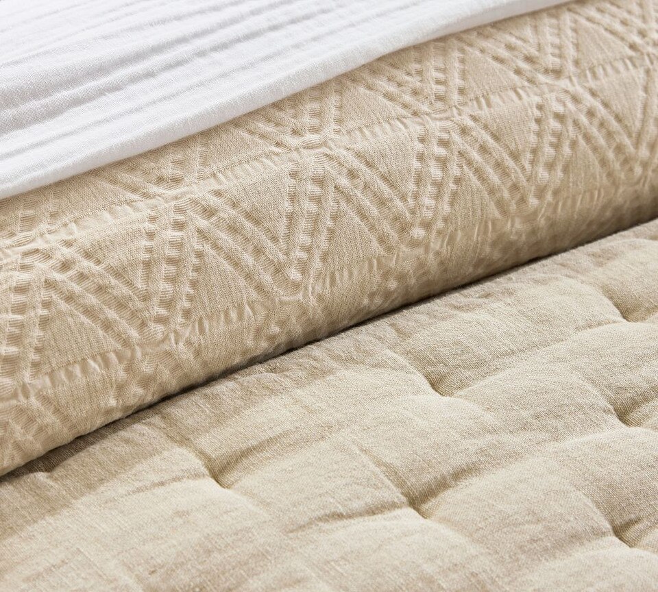 Everyday Linen Comfort Quilted Pillowcases