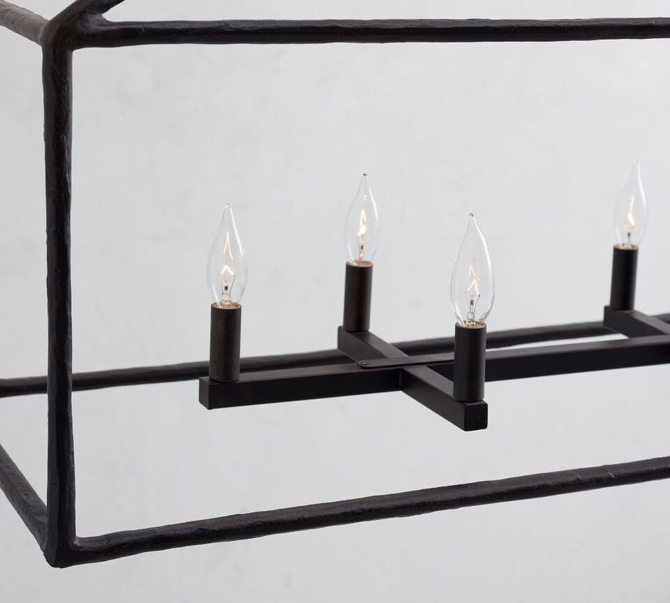 Fallon Forged-Iron Linear Chandelier