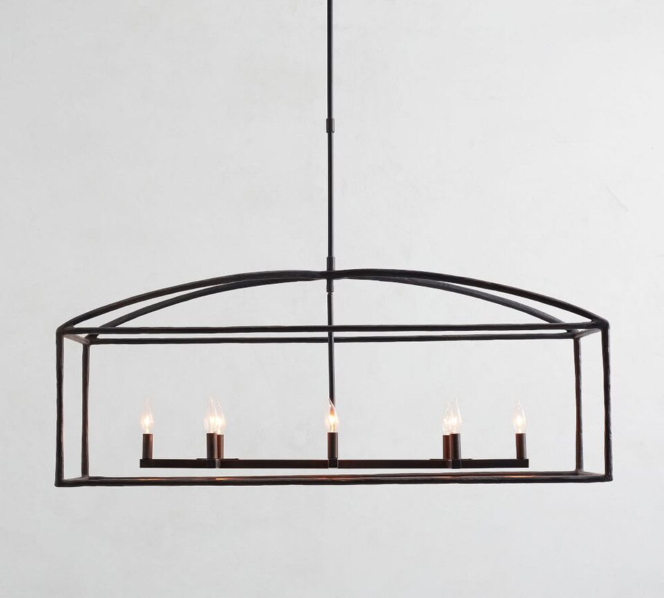 Fallon Forged-Iron Linear Chandelier