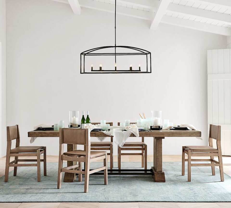 Fallon Forged-Iron Linear Chandelier