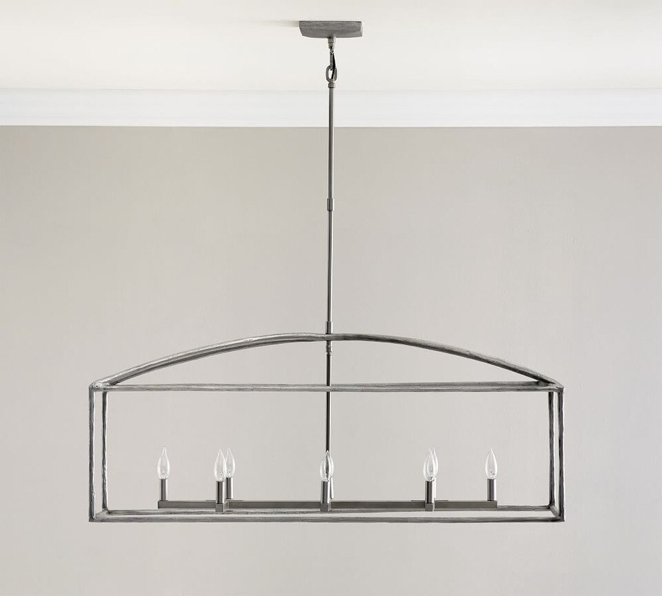 Fallon Forged-Iron Linear Chandelier