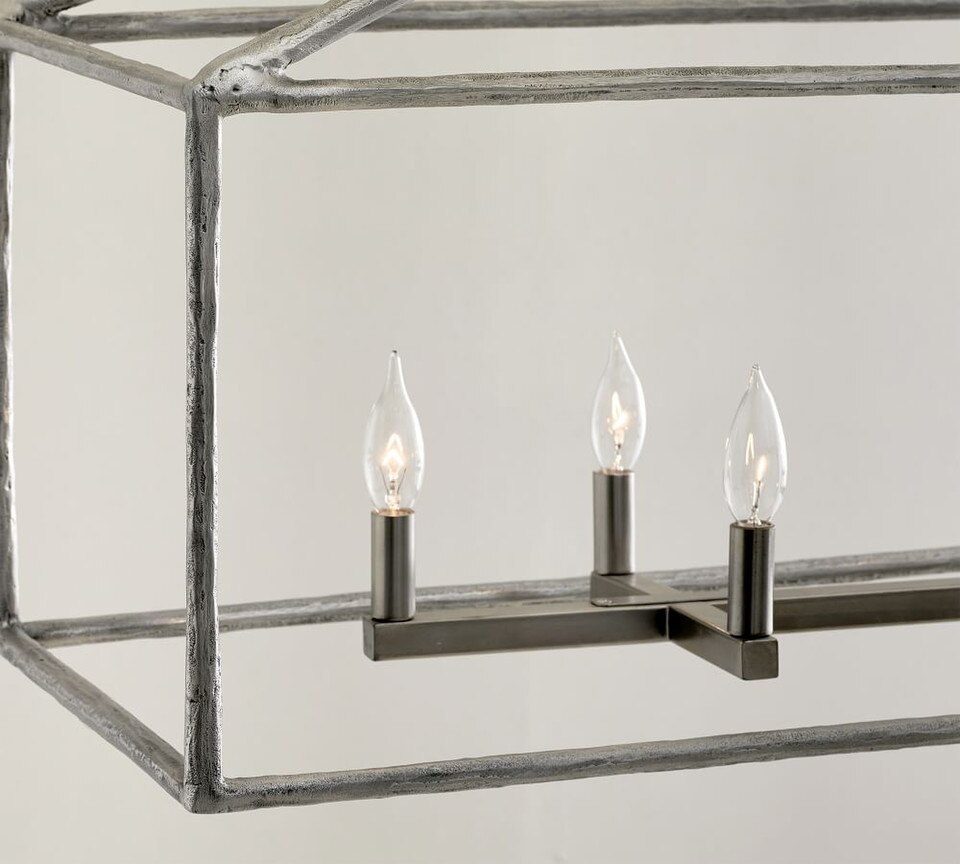Fallon Forged-Iron Linear Chandelier