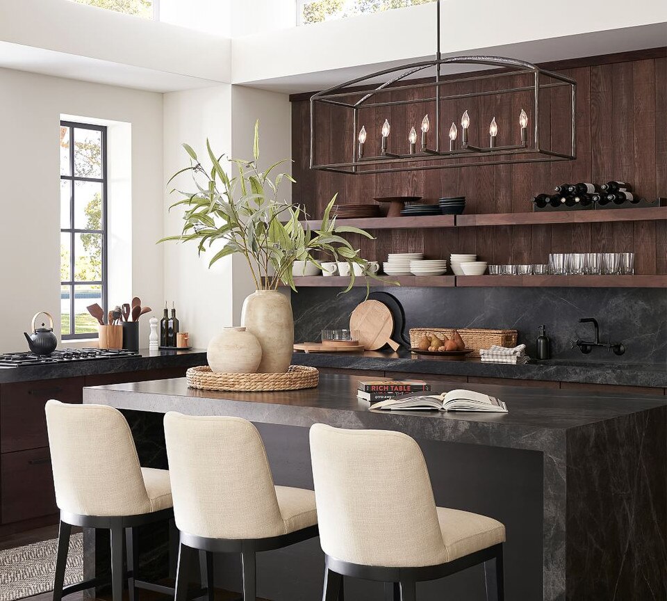 Fallon Forged-Iron Linear Chandelier
