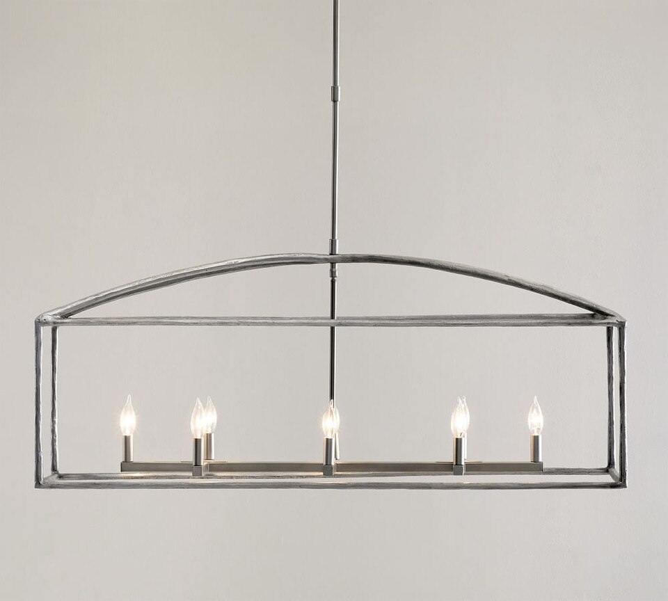Fallon Forged-Iron Linear Chandelier