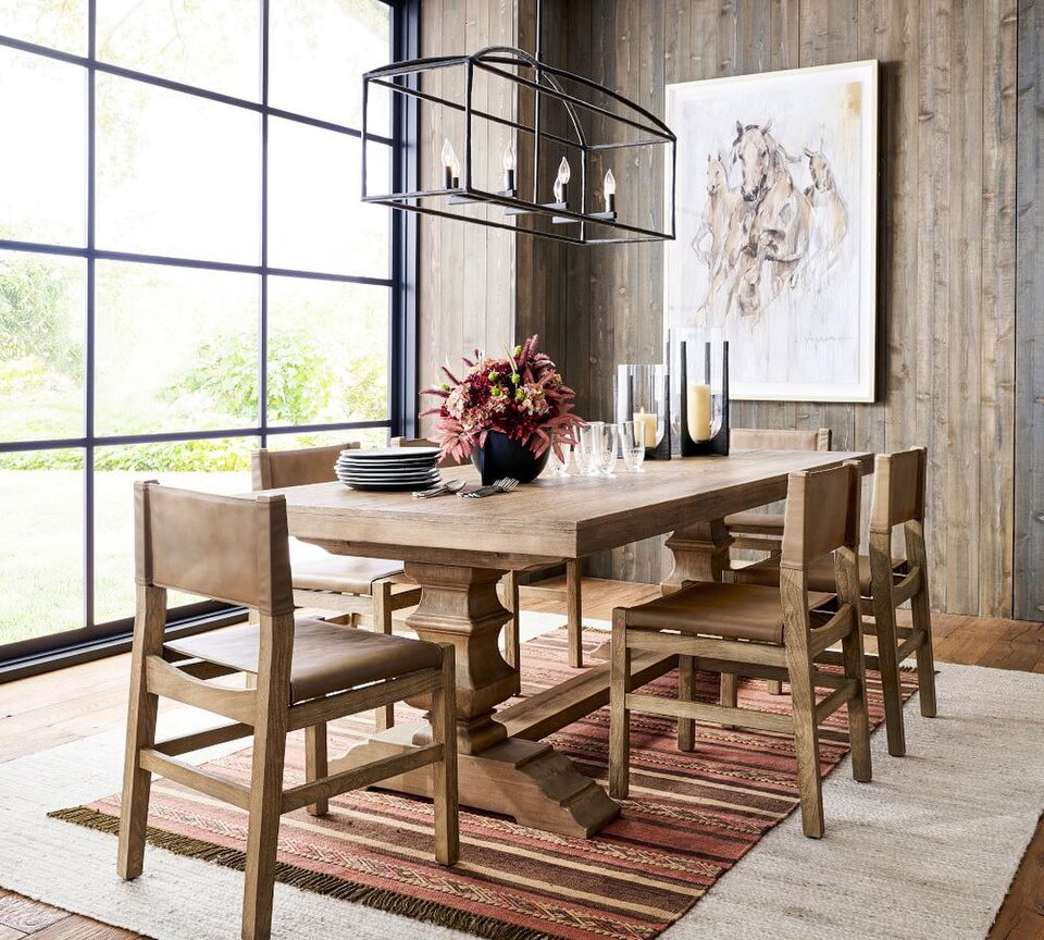 Fallon Forged-Iron Linear Chandelier