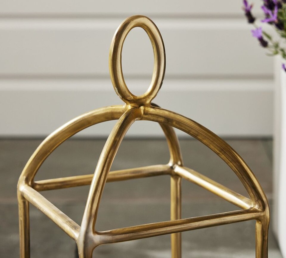 Fallon Outdoor Forged-Iron Lantern
