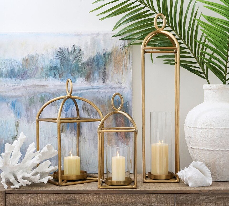 Fallon Outdoor Forged-Iron Lantern