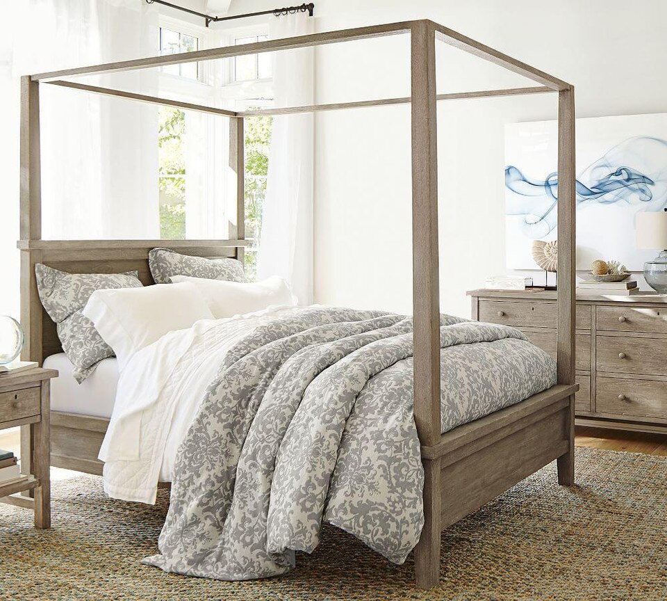 39 Best Pictures Pottery Barn 4 Poster Bed - Astoria Turned Leg Platform Bed | Pottery Barn AU