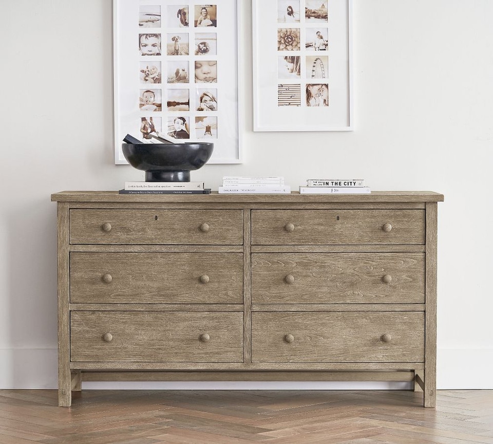 Farmhouse 6-Drawer Dresser