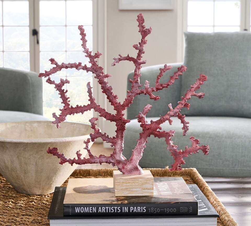 Faux Coral Decorative Objects