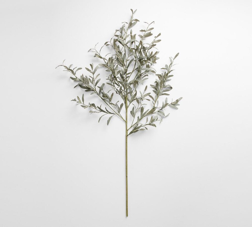 Faux Fading Olive Branch
