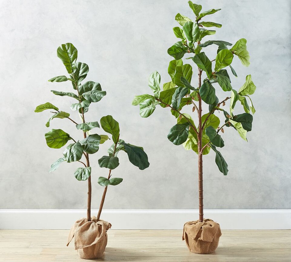 Faux Potted Fiddle Leaf Tree
