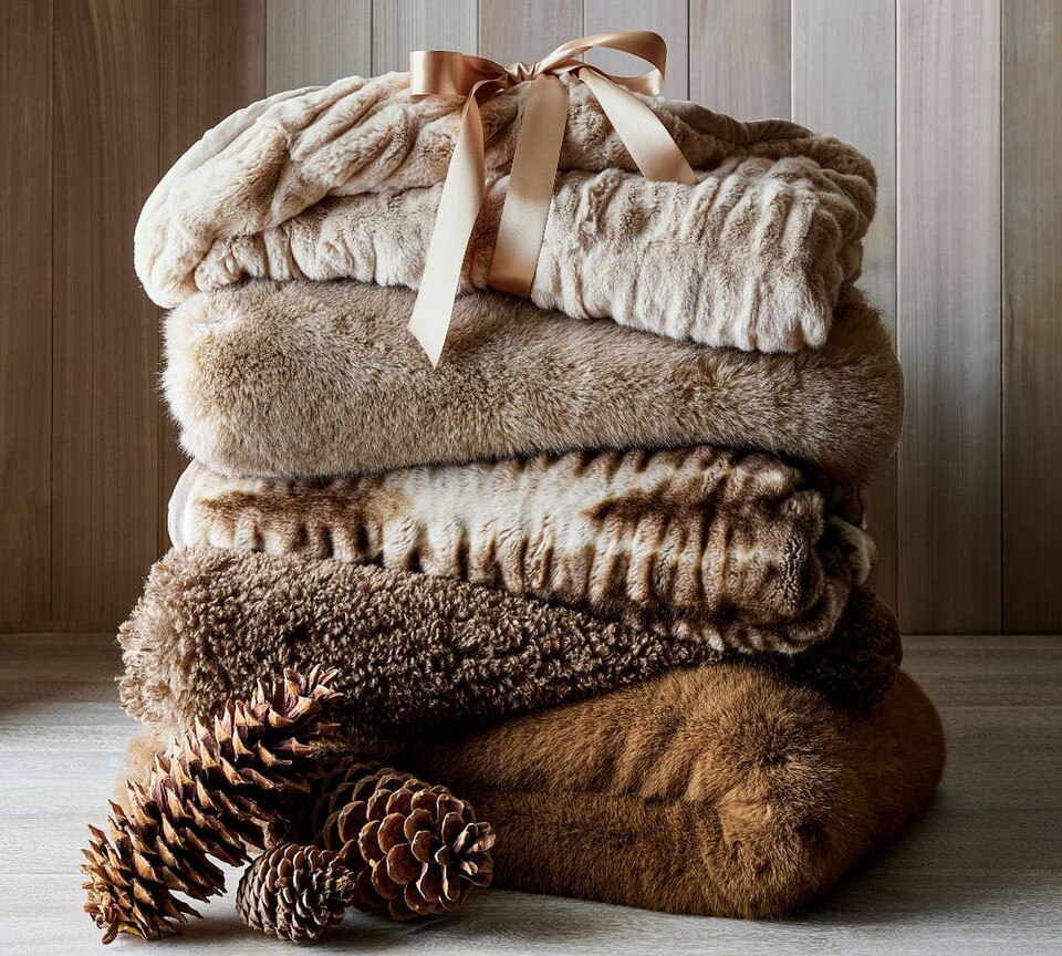 Dream Faux Fur Throw Blanket