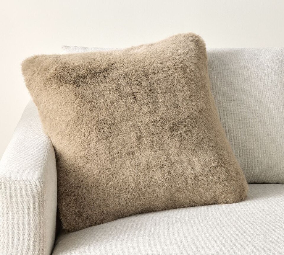 Faux Fur Mink Cushion