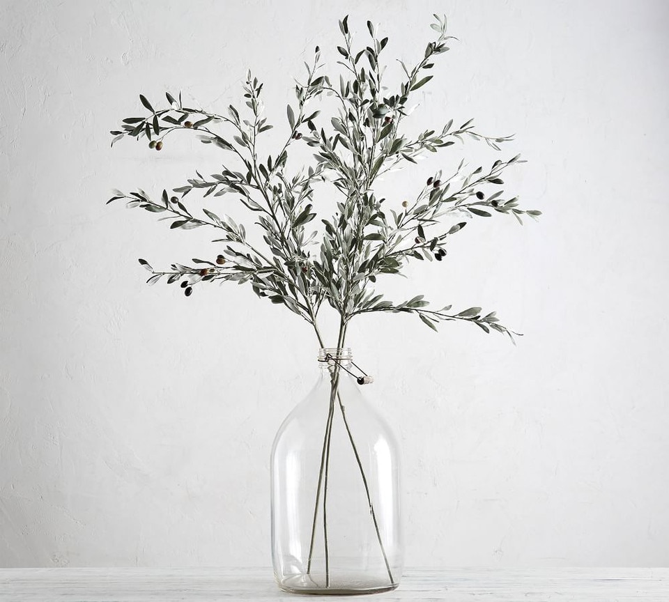 Faux Olive Branch