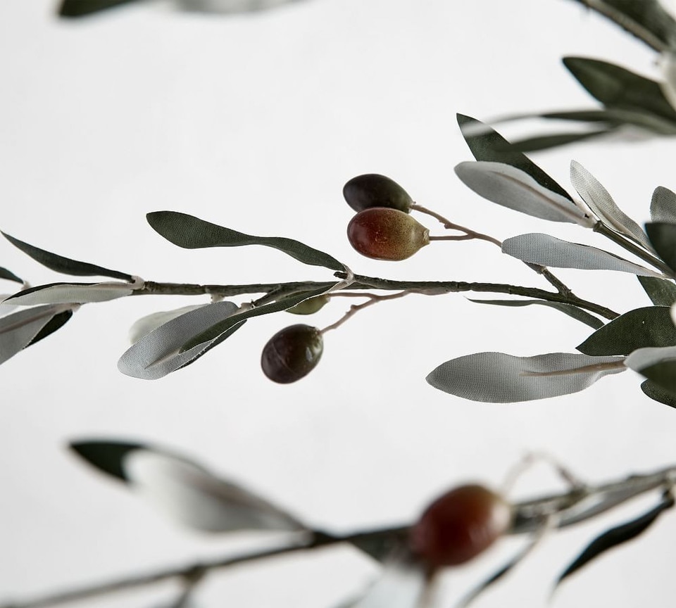 Faux Olive Branch