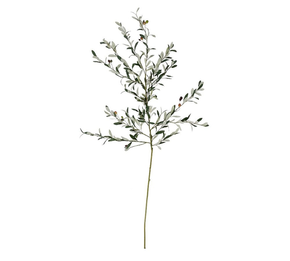 Faux Olive Branch