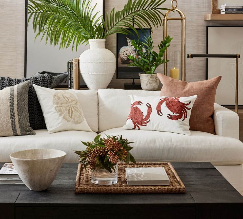 Faux Oversized Palm Leaf Branches