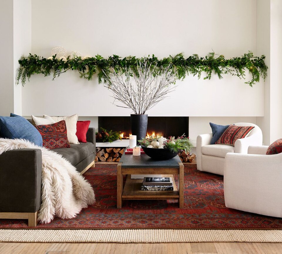 Faux Real Fur Throw