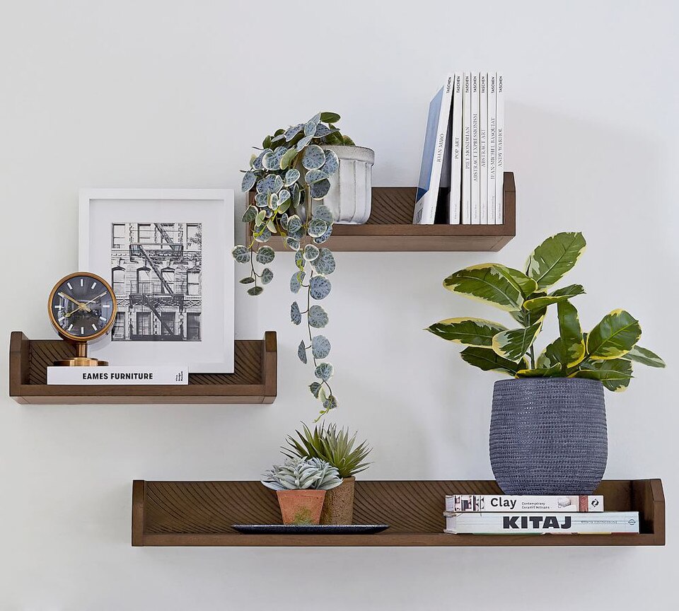 Faux Trailing Variegated String Of Hearts Houseplant