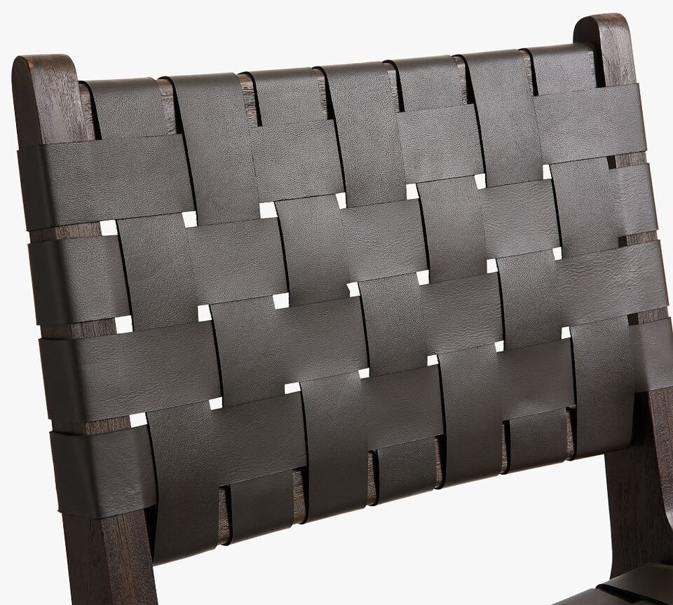 Fenton Woven Leather Dining Chair