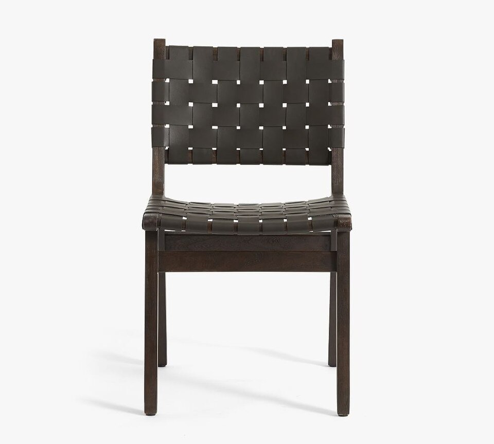 Fenton Woven Leather Dining Chair
