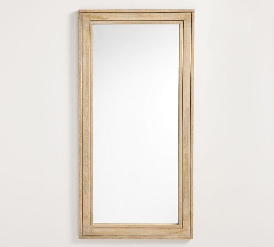 Field Wooden Handcrafted Rectangular Mirror