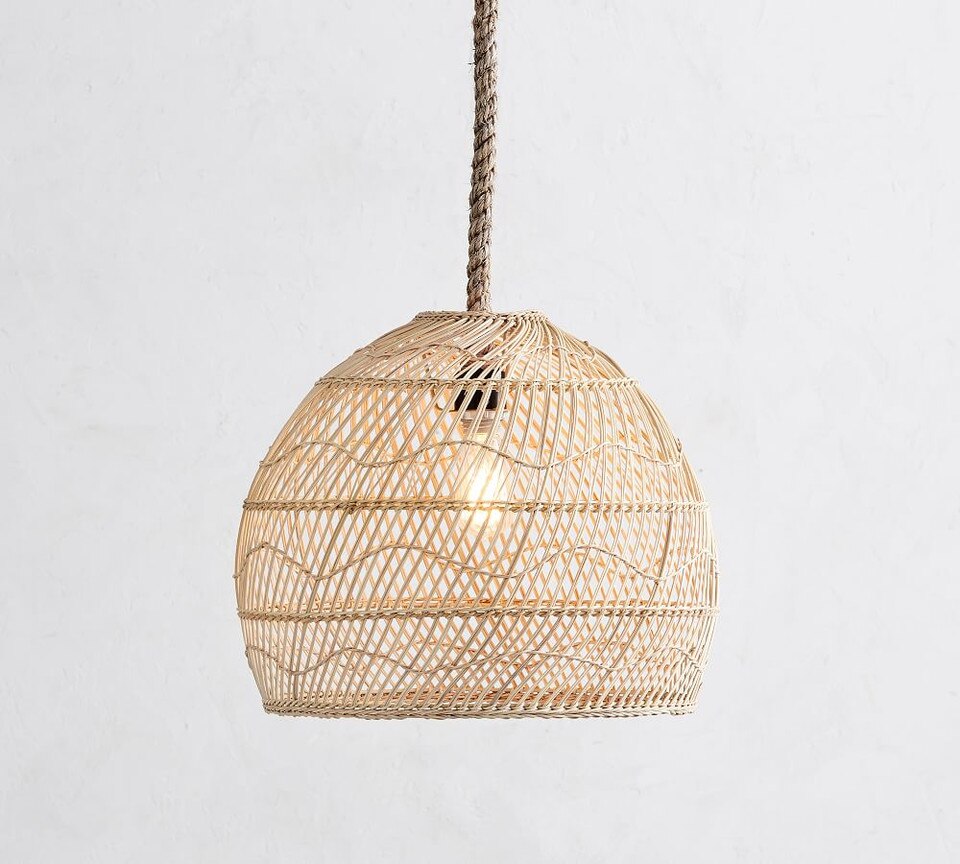 Flora Rattan Pendant