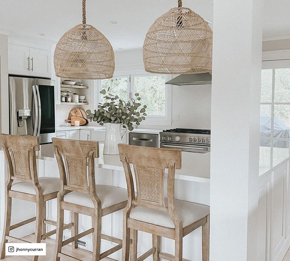 Flora Rattan Pendant